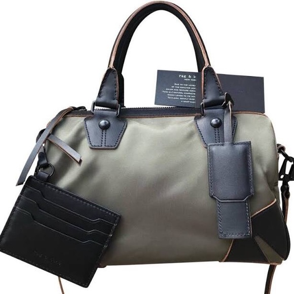 rag & bone | Bags | Rag Bone Olive Nylon Small Flight Satchel | Poshmark